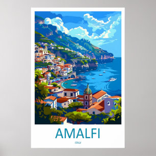 Affiche de voyage AmalfiVintage Parc national de s