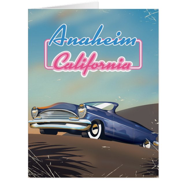 Affiche de voyage Anaheim California (Devant)