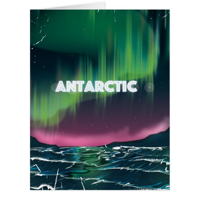 Affiche de voyage Antarctique (Devant)