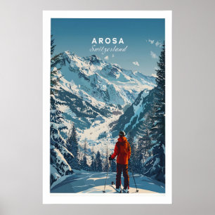 Affiche de voyage Arosa - Suisse 1