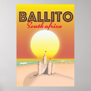 Affiche de voyage Ballito Afrique du Sud