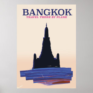 Affiche de voyage Bangkok Wat Poh