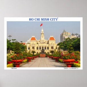 Affiche de voyage : Bâtiment du Comité du peuple, 