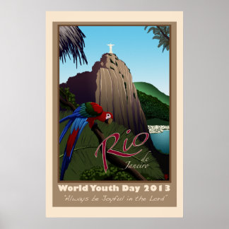 Affiche de voyage Brésil
