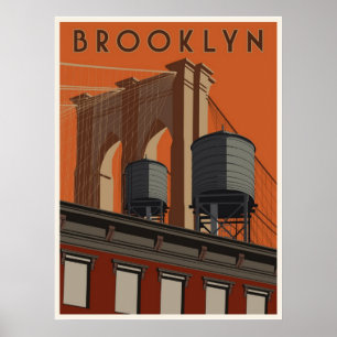 Affiche de voyage Brooklyn