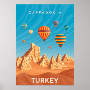 Affiche de voyage Cappadocia Turquie