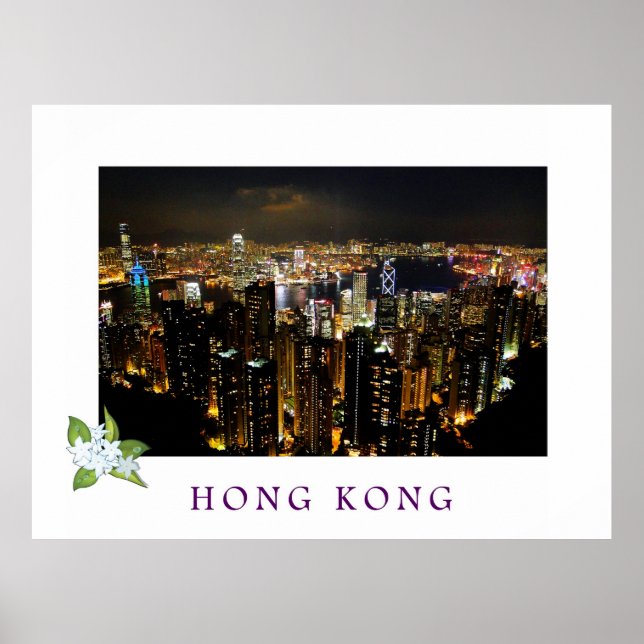 Affiche de voyage Cityscape Hong Kong (Devant)