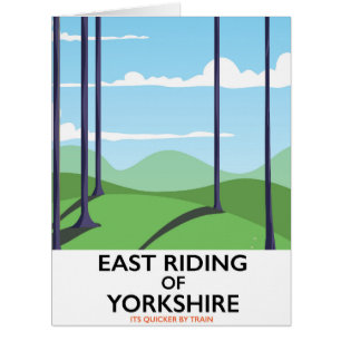 Affiche de voyage dans l'East Riding of Yorkshire