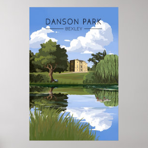 Affiche de voyage Danson Park Londres