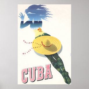 Affiche de voyage d'art cubain Cuba Impression