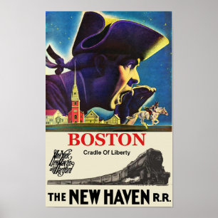Affiche de voyage de Boston