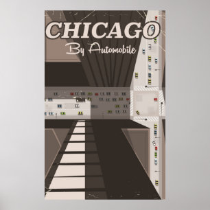 Affiche de voyage de Chicago City