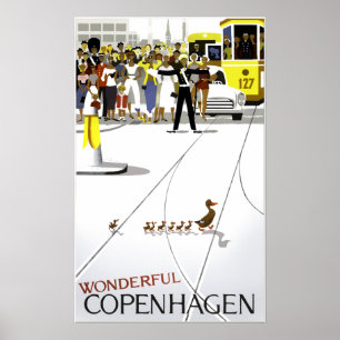 Affiche de voyage de Copenhague