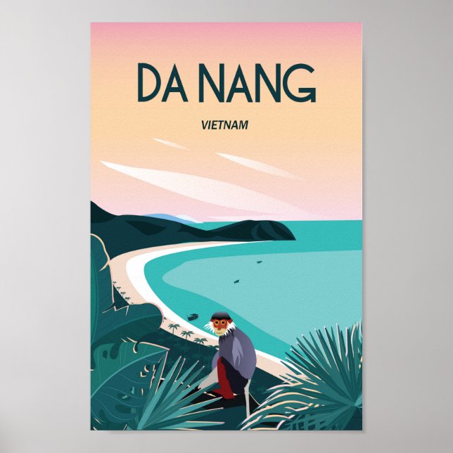Affiche de voyage de Da Nang (Devant)