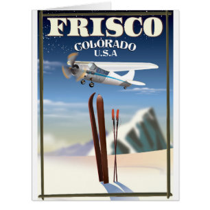 Affiche de voyage de Frisco Colorado USA