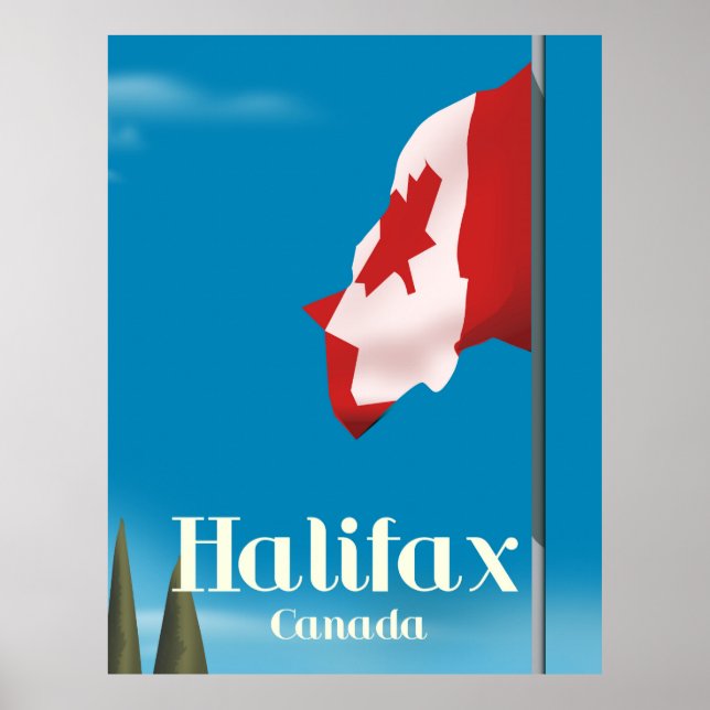 Affiche de voyage de Halifax Canada (Devant)