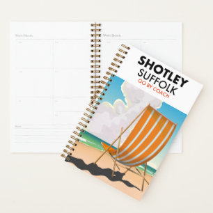 Affiche de voyage de la plage de Shotley Suffolk