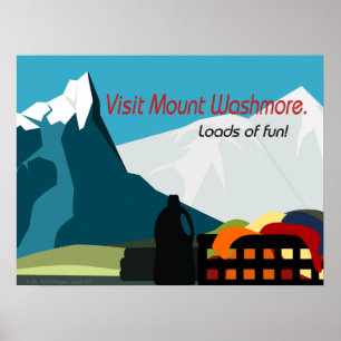 Affiche de voyage de la salle de blanchisserie