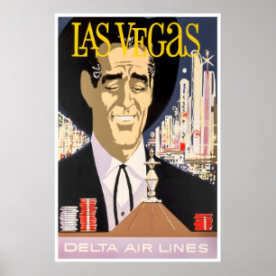 Affiche de voyage de Las Vegas Art Nevada Impressi
