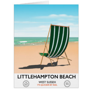 Affiche de voyage de Littlehampton Beach East Suss