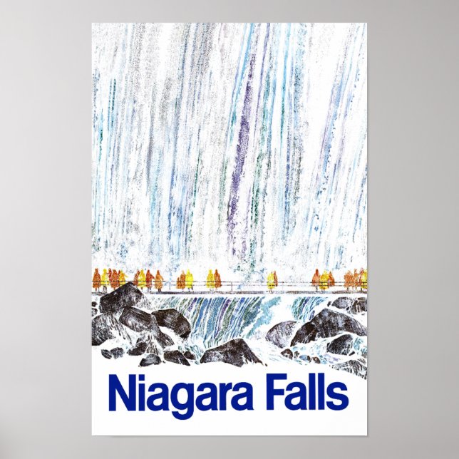 Affiche de voyage de Niagara Falls (Devant)