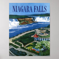 Affiche de voyage de Niagara Falls