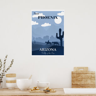 Affiche de voyage de Phoenix