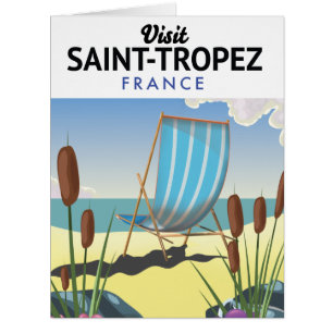 Affiche de voyage de Saint-Tropez France