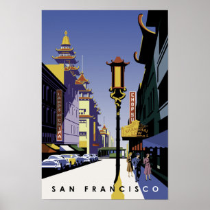 Affiche de voyage de San Francisco
