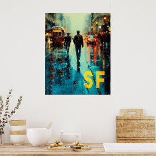 Affiche de voyage de San Francisco