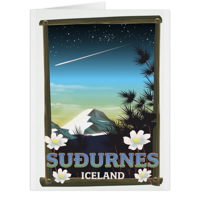 affiche de voyage de Suðurnes (Devant)
