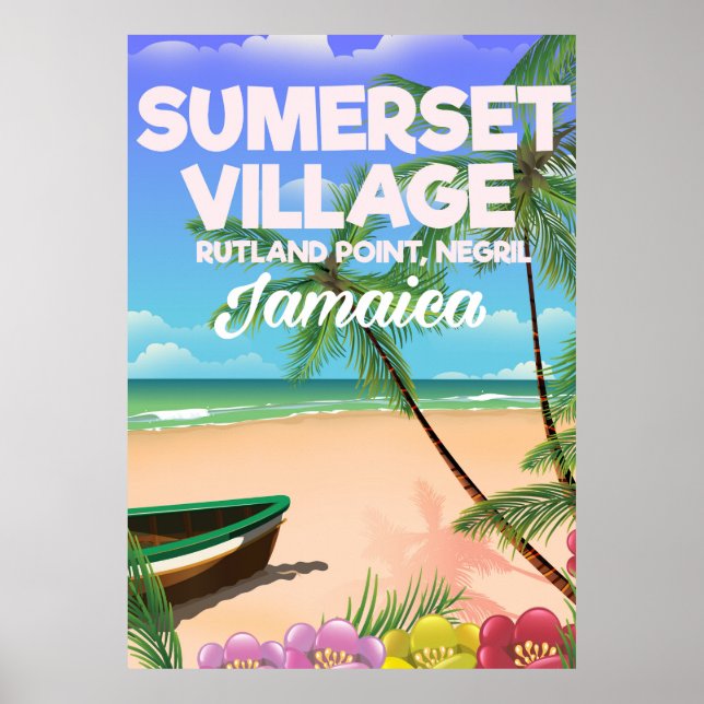 Affiche de voyage de Sumerset Village Jamaïque (Devant)