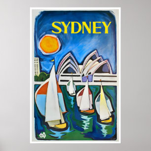 Affiche de voyage de Sydney Australie Art Australi