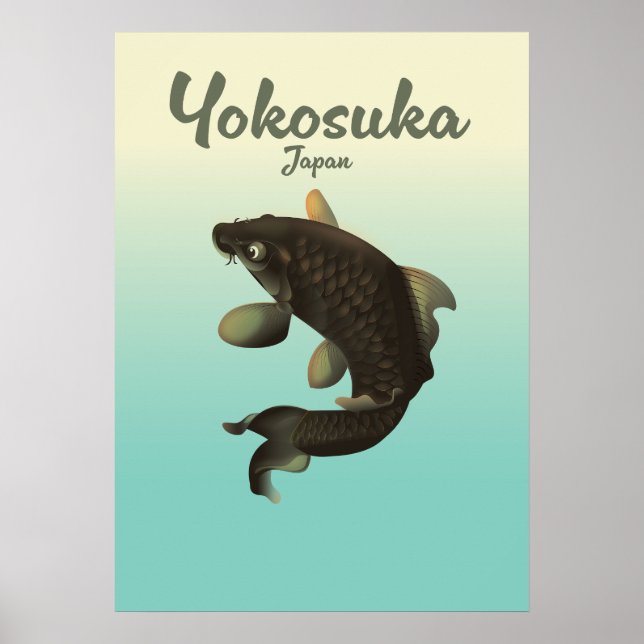 Affiche de voyage de Yokosuka Japon (Devant)