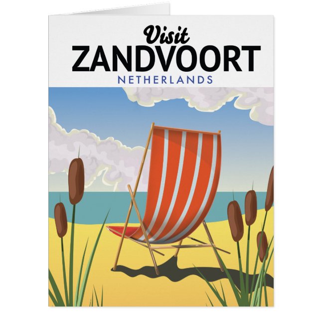 Affiche de voyage de Zandvoort Pays-Bas (Devant)