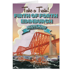 Affiche de voyage du quatrième pont d'Écosse.