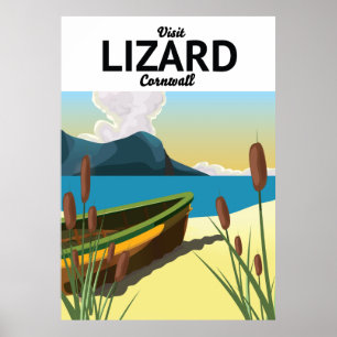 Affiche de voyage en bord de mer de Lizard