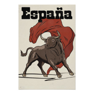 Affiche de voyage en Espagne
