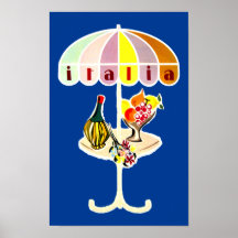 Affiche de voyage en Italie