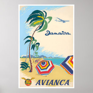 Affiche de voyage en Jamaïque Art jamaïcain Impres