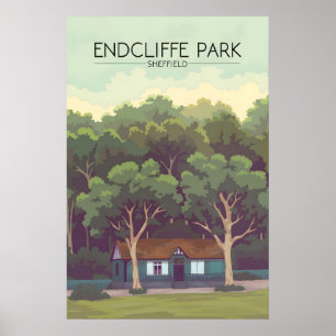 Affiche de voyage Endcliffe Park Sheffield