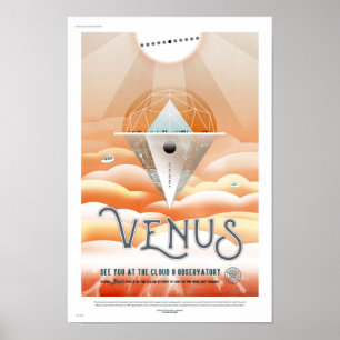 Affiche de voyage futur de la NASA - Observatoire