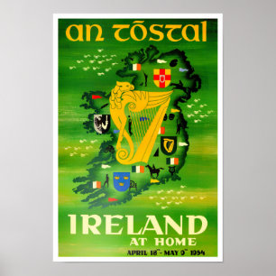 Affiche de voyage Irlande