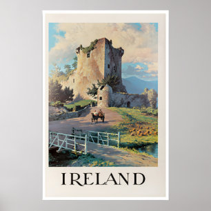 Affiche de voyage Irlande Impression d'art mural