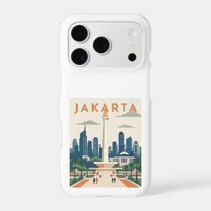 Affiche de voyage Jakarta Indonésie
