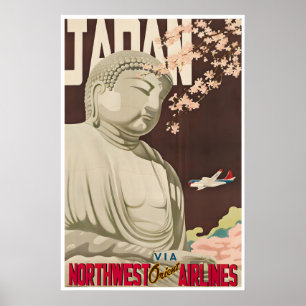 Affiche de voyage Japon Art japonais Impression Bo