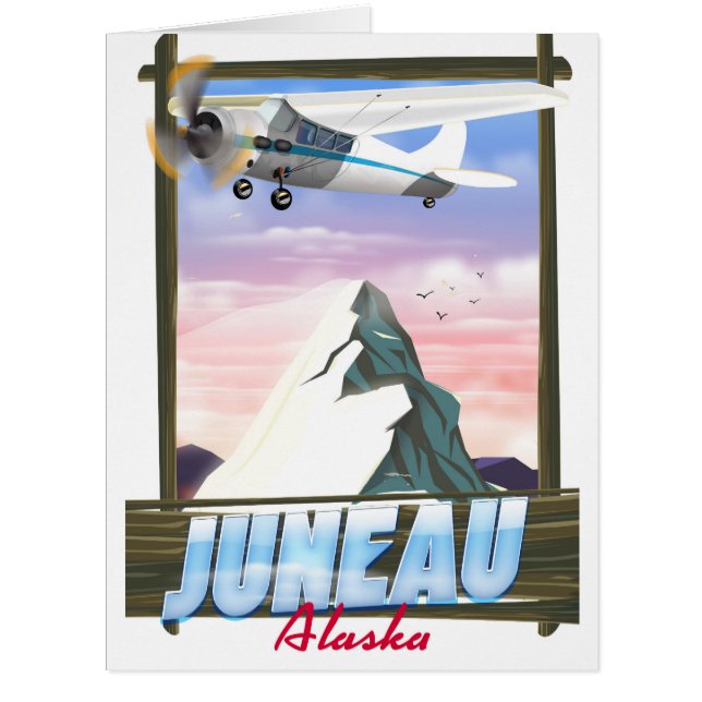 Affiche de voyage Juneau Alaska (Devant)