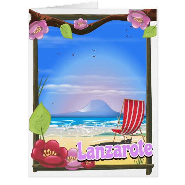 Affiche de voyage Lanzarote (Devant)