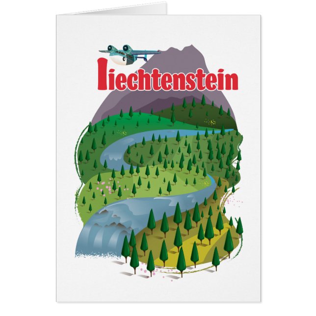 affiche de voyage liechtenstein (Devant)