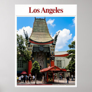 Affiche de voyage Los Angeles